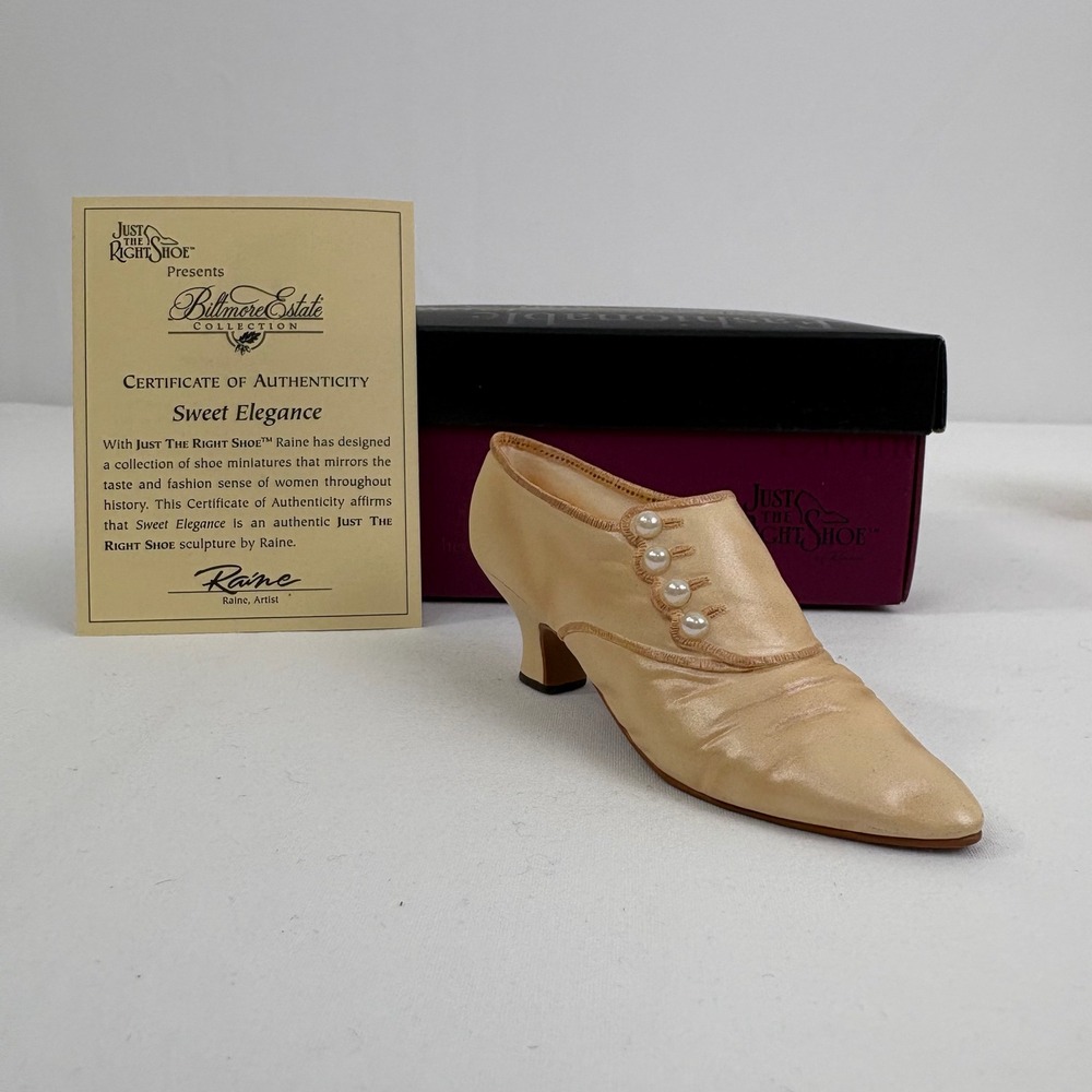 Vintage‎ Just The Right Shoe By Raine Sweet Elegance 25415 2000 COA